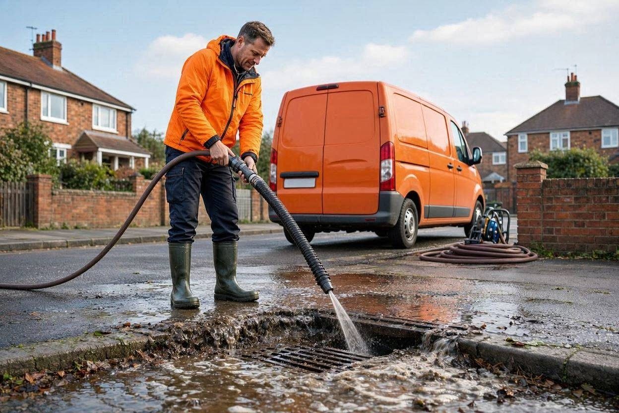 Drain unblocking — jetting & clearing