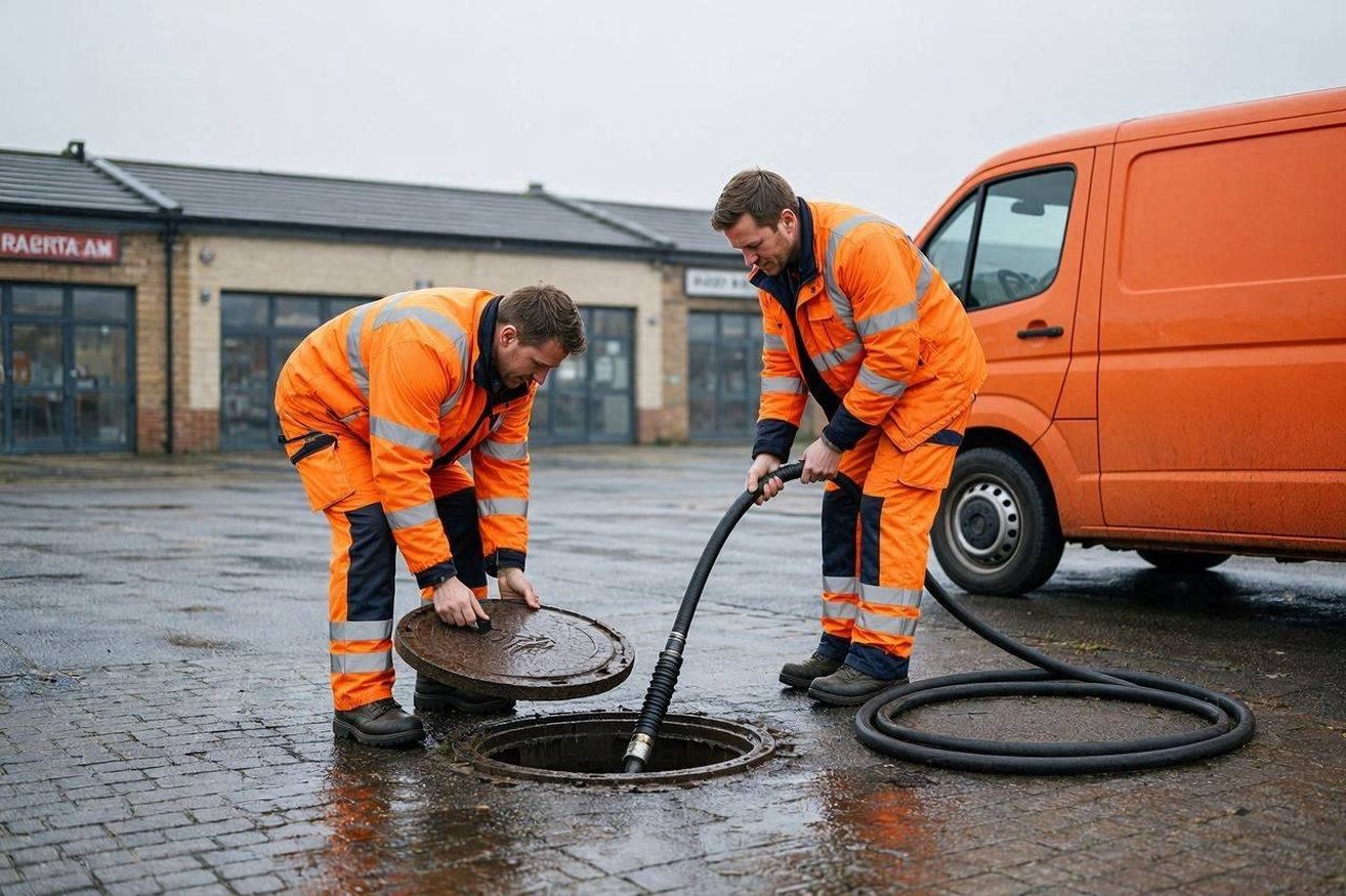 Commercial drainage services for North East businesses