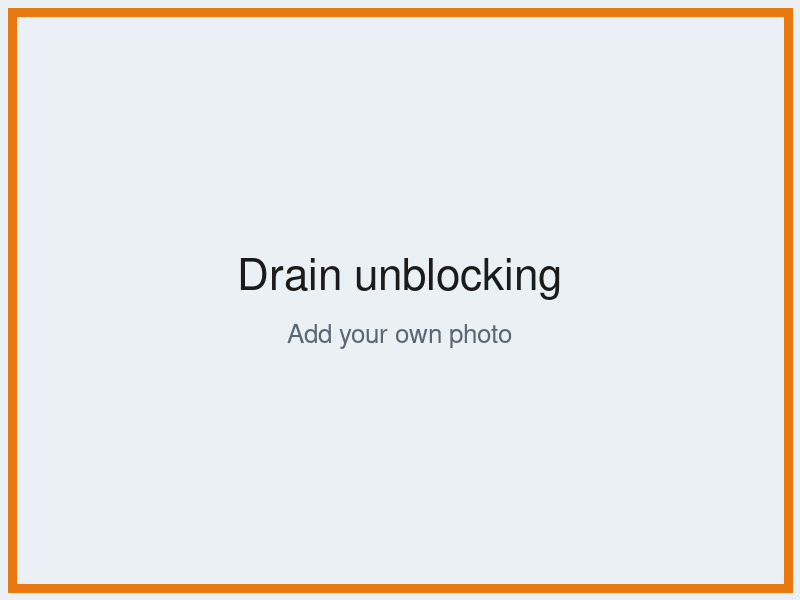 Drain unblocking in the North East
